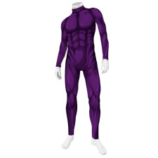 Man Muscle Suit Costume - Purple Bodysuit Men's Muscle Suit Cosplay
