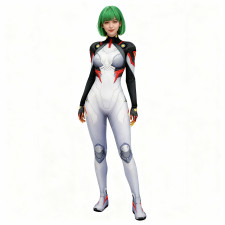 Marvel Rivals Peni Parker Costume - White Bodysuit Scarf Set Peni Parker Cosplay