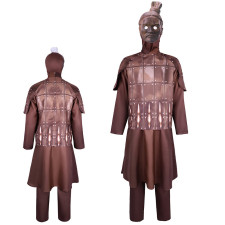 Terracotta Warrior Costume - Bodysuit Mask Set Terracotta WarriorCosplay