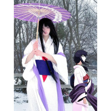 Rurouni Kenshin Tomoe Yukishiro Costume - White Kimono Set Tomoe Yukishiro Cosplay