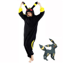 Pokemon Umbreon Costume - Onesie Jumpsuit Umbreon Cosplay