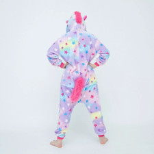 Kids Stars Unicorn Costume - Onesie Jumpsuit Stars Unicorn Cosplay