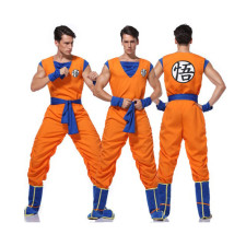 Mens Dragon Ball Z Goku Cosplay Costume