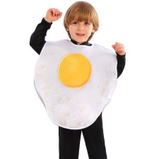 Kids Fried Egg Costume - Fried Egg Cosplay