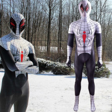 Marvel Comics Age of Apocalypse Spider-Man Costume - White Bodysuit Age of Apocalypse Spider-Man Cosplay