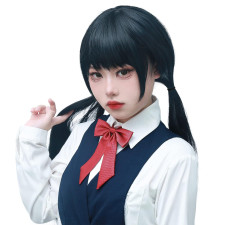 Chainsaw Man Asa Mitaka Wig - Asa Mitaka Pigtails Cosplay Costume Wig Prop