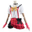 Love Live Superstar Honoka Kosaka Costume - Red White Shirt Skirt Full Set Honoka Kosaka Cosplay