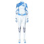 Marvel Rivals Invisible Woman Susan Storm Costume - White Blue Bodysuit Invisible Woman Cosplay