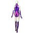 Teen Titans Blackfire Prime Earth Costume - Purple White Bodysuit Blackfire Cosplay