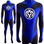 Green Lantern Blue Lantern Hal Jordan Costume - Blue Black Bodysuit Blue Lantern Cosplay