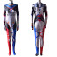 Harley Quinn D.Va Crossover Costume - Bodysuit Harley Quinn D.Va Crossover Cosplay