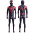 Spider-Man 2 Miles Morales 2020 Suit Costume - Black Red Fullsuit Spiderman Cosplay