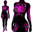 Silk Black Spider-Woman Costume - Bodysuit Purple Spiderwoman Cosplay