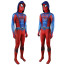 Spider-Man 2 Spider-Man Scarlet Spider III Red Blue Suit Costume - Bodysuit Spider-Man Scarlet Spider III Red Blue Cosplay