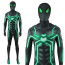 Spider-Man Stealth Suit Costume - Big Time Neon Green Black Bodysuit Stealth Suit Cosplay