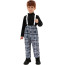Kids Minecraft Player Skin Costume - Mask And Suit Set Player Skin Cosplay