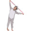 Kids Grey Long Ear Rabbit Costume - Onesie Jumpsuit Grey Long Ear Rabbit Cosplay