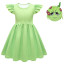 Girls Sprunki Green Vineria Costume - Dress Mask Set Green Sprunki Cosplay