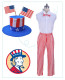Uncle Sam Complete Cosplay Costume