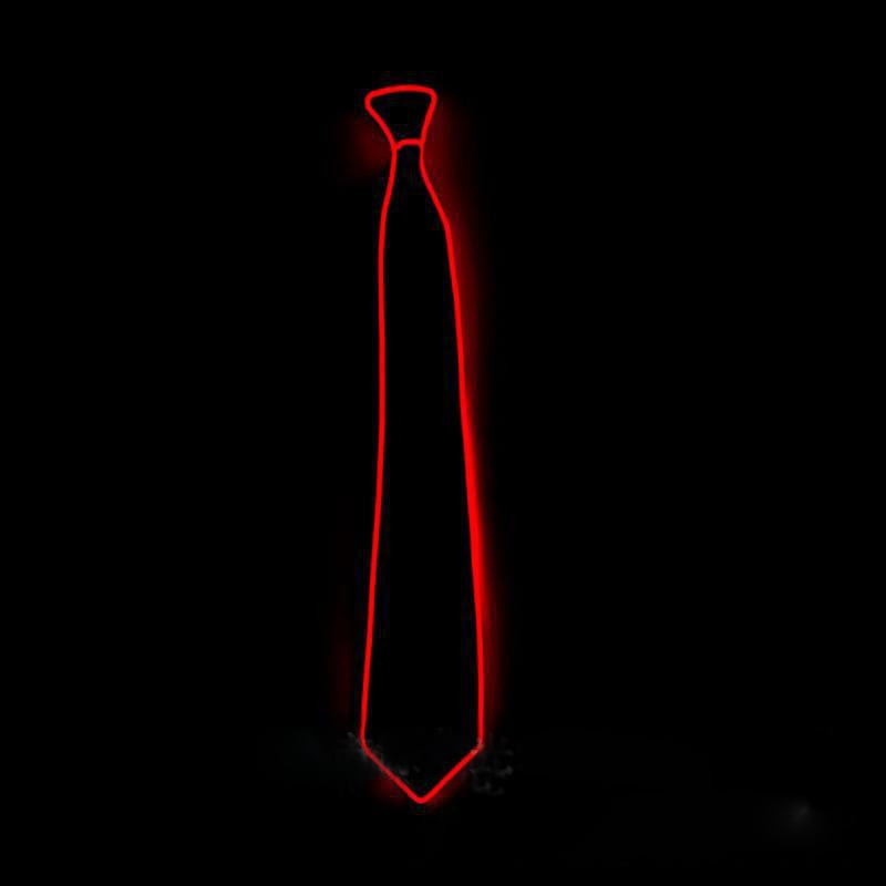 Tie LED Costume Cosplay Party Mask