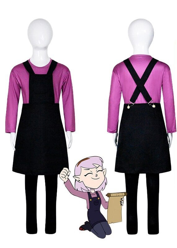 The Owl House Amity Costume - Strap Dress Amity Cosplay