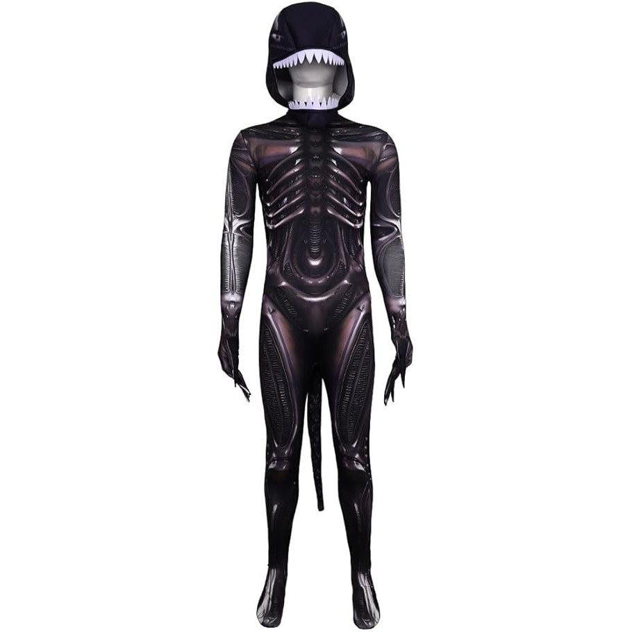 Alien Xenomorp Costume - Bodysuit Mask Xenomorph Alien Cosplay