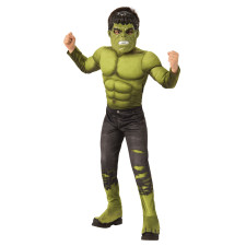 Avengers Endgame Deluxe Incredible Hulk Boys Costume - Boys Muscle Deluxe Incredible Hulk Cosplay