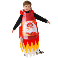 Kids Chili Sauce Costume - Bodysuit Chili Sauce Cosplay