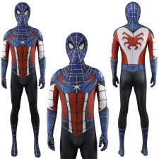 Captain America Spider-man Suit Costume - Bodysuit Captain America Spider-man Costume