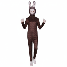 Labubu The Monsters Zimomo Costume - Brown Bodysuit Mask Set Zimomo Cosplay