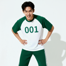 Kids And Adults Squid Game Season 2 Player Contestant Uniform Costume - T-Shirt And Pants Set Squid Game Cosplay