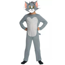 Kids Tom and Jerry Tom Costume - Overall Mask Set Tom Cosplay