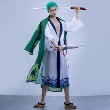 One Piece Roronoa Zoro Wig - Reunion After Two Years Roronoa Zoro Cosplay Costume Wig Prop