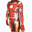 Complete Iron Man Lycra Cosplay Costume