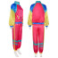 70's Era Retro Costume - Pink Tracksuit 70's 80's Cosplay