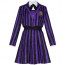 Wednesday Season 2 Enid Sinclair Costume - Purple Black Skirt Coat Set Enid Sinclair Cosplay