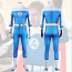 Men The Fantastic Four First Steps Costume - White Collar Jumpsuit Fantastic Four Suit Cosplay