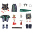 Boys Genshin Impact Gaming Costume - Full Set with Accessories Gaming Cosplay