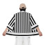 Demon Slayer Iguro Obanai Costume - Black and White Pattern Kimono Jacket Iguro Obanai Cosplay