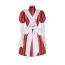 The Boy And The Heron Kiriko Maid Costume - Red Dress Apron Set Kiriko Cosplay