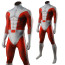 Teen Titans Beast Boy Retro 80s Costume - Red White Bodysuit Beast Boy Cosplay