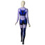 Teen Titans Blackfire Costume - Purple Comic Style Bodysuit Blackfire Cosplay