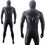 Super Heroes Secret Wars #8: Black Spider-Man Costume - Bodysuit Mask Set Black Spider-Man Cosplay