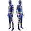 Power Rangers Dino Thunder Blue Dino Ranger Ethan James Costume - Bodysuit Blue Dino Ranger Ethan James Cosplay