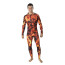 Burning Fire Pattern Halloween Costume - Flames Bodysuit Fire Cosplay