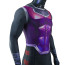 Deadpool 3 Gambit Channing Tatum Costume - Black Purple Bodysuit Gambit Cosplay