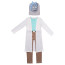 Kids Rick and Morty Rich Sanchez Costume - Scientist Uniform Rick Cosplay