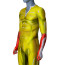 One Punch Man Saitama Costume - Yellow Muscle Pattern Bodysuit One Punch Man Cosplay