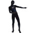 Spider-Man Webbed Black Suit Costume - Black Bodysuit with Blue Highlights Spider Man Cosplay