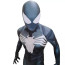 Spider-Man 2 Insomniac Venom Suit Costume - Light Blue Bodysuit Mask Insomniac Spider-Man Cosplay